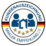 Mario Beerden Immobilien – Auszeichnung Makler-Empfehlung.